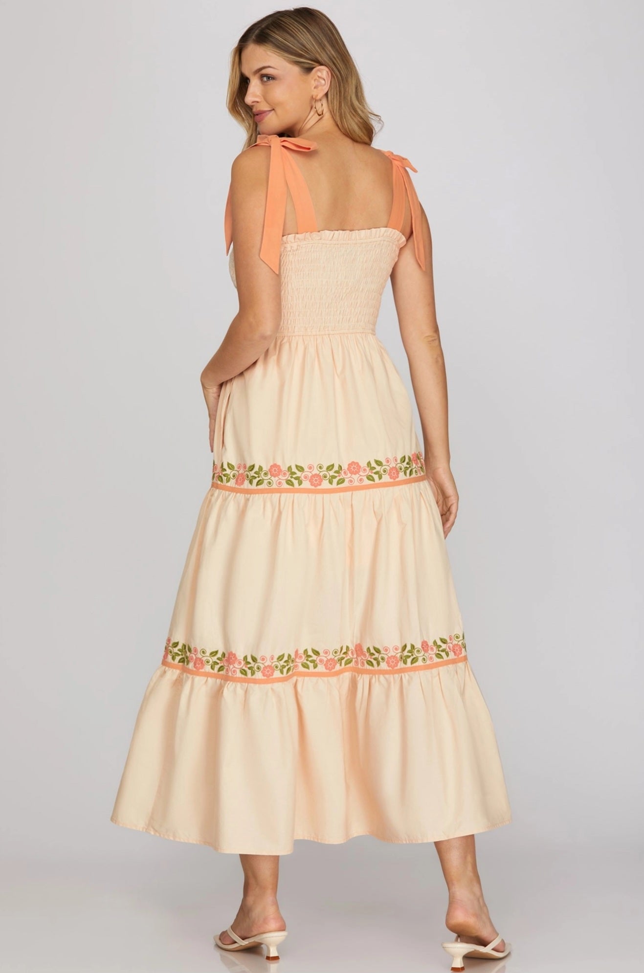 Peach Dress