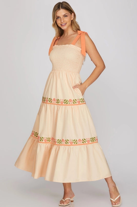 Peach Dress